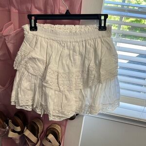 Aerie ruffle skirt